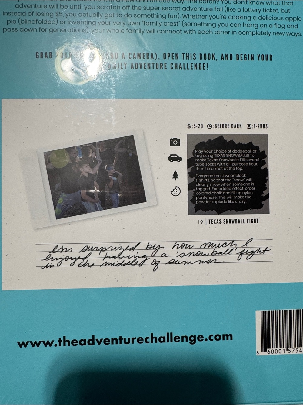 The Adventure Challenge: Family Edition โ NIB Game Night Screen Free Activites - Picture 4 of 5